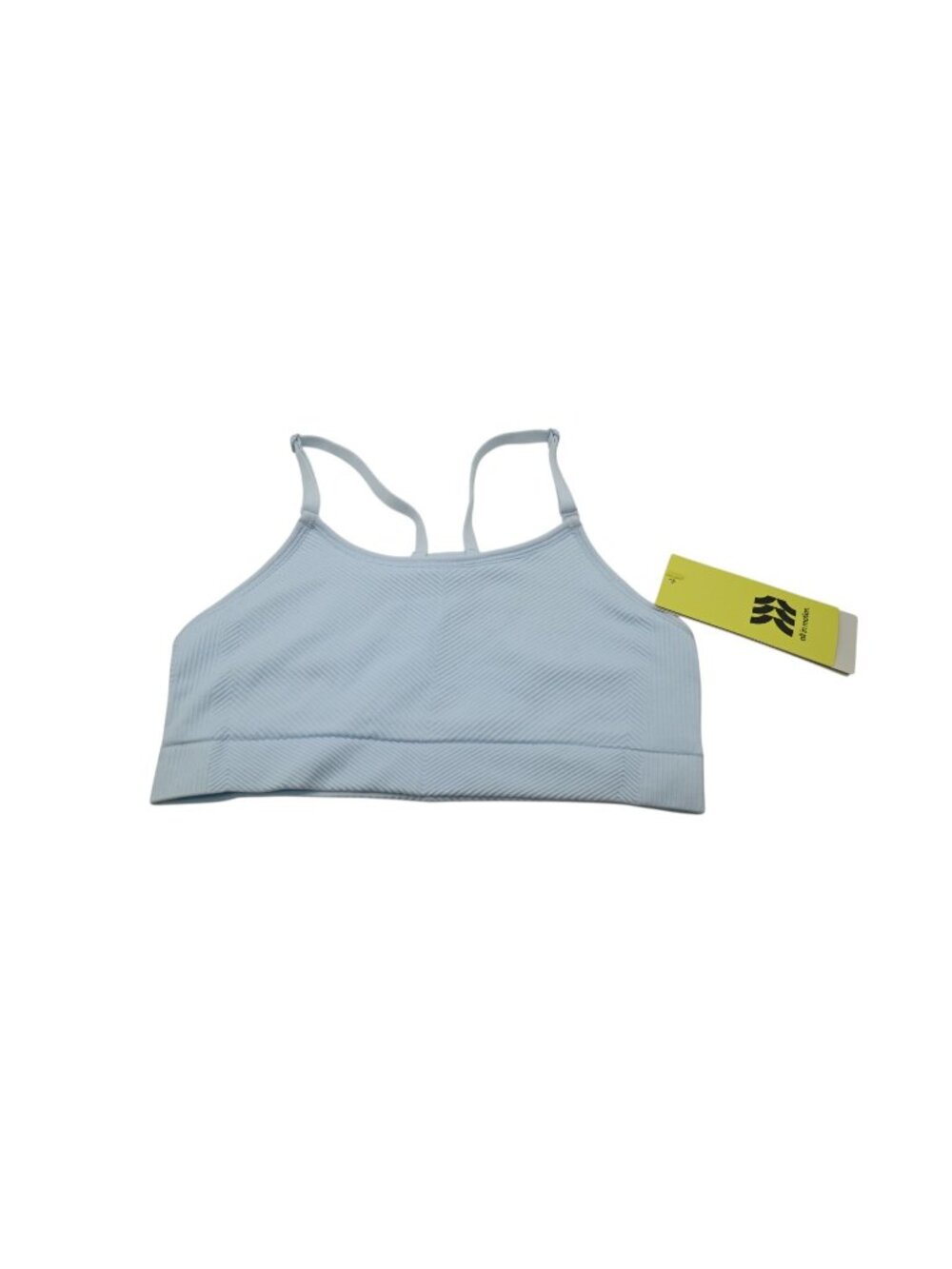 NWT All In Motion Pull Over Bra Sz S 6/7 Blue Athletic Activewear Top Workout